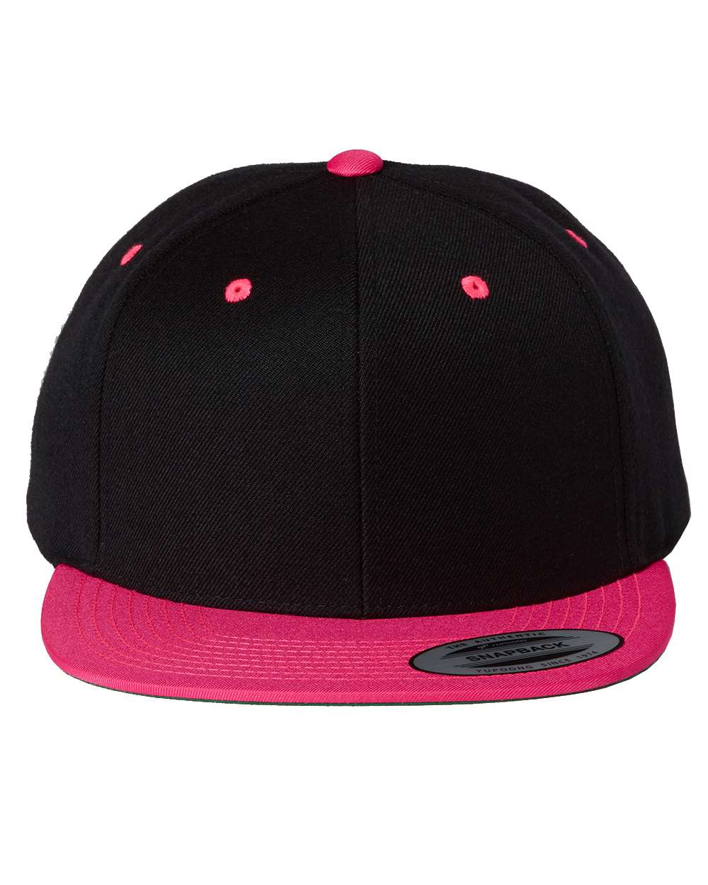 YP Classics Yupoong 6089 Premium Flat Bill Snapback Cap - 6089M