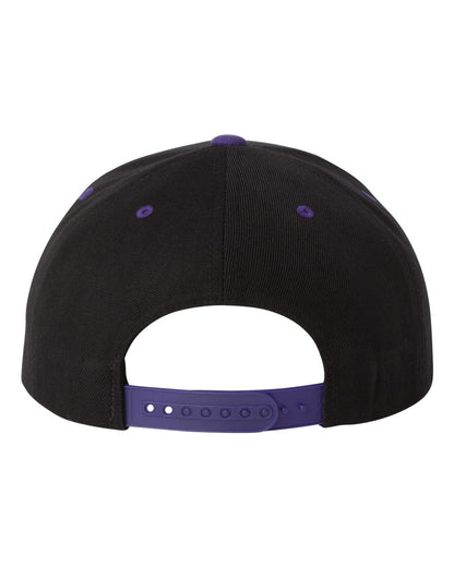 YP Classics Yupoong 6089 Premium Flat Bill Snapback Cap - 6089M