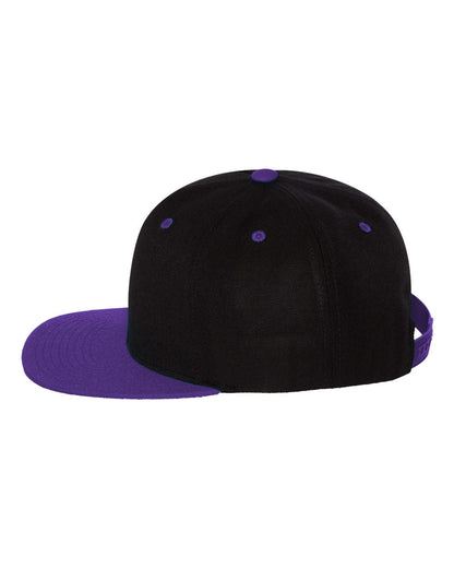 YP Classics Yupoong 6089 Premium Flat Bill Snapback Cap - 6089M