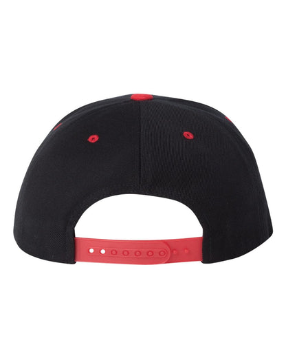 YP Classics Yupoong 6089 Premium Flat Bill Snapback Cap - 6089M
