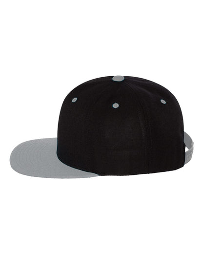 YP Classics Yupoong 6089 Premium Flat Bill Snapback Cap - 6089M