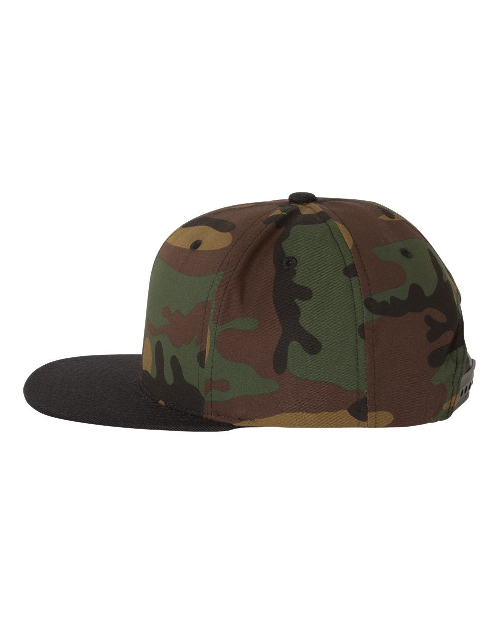 YP Classics Yupoong 6089 Premium Flat Bill Snapback Cap - 6089M