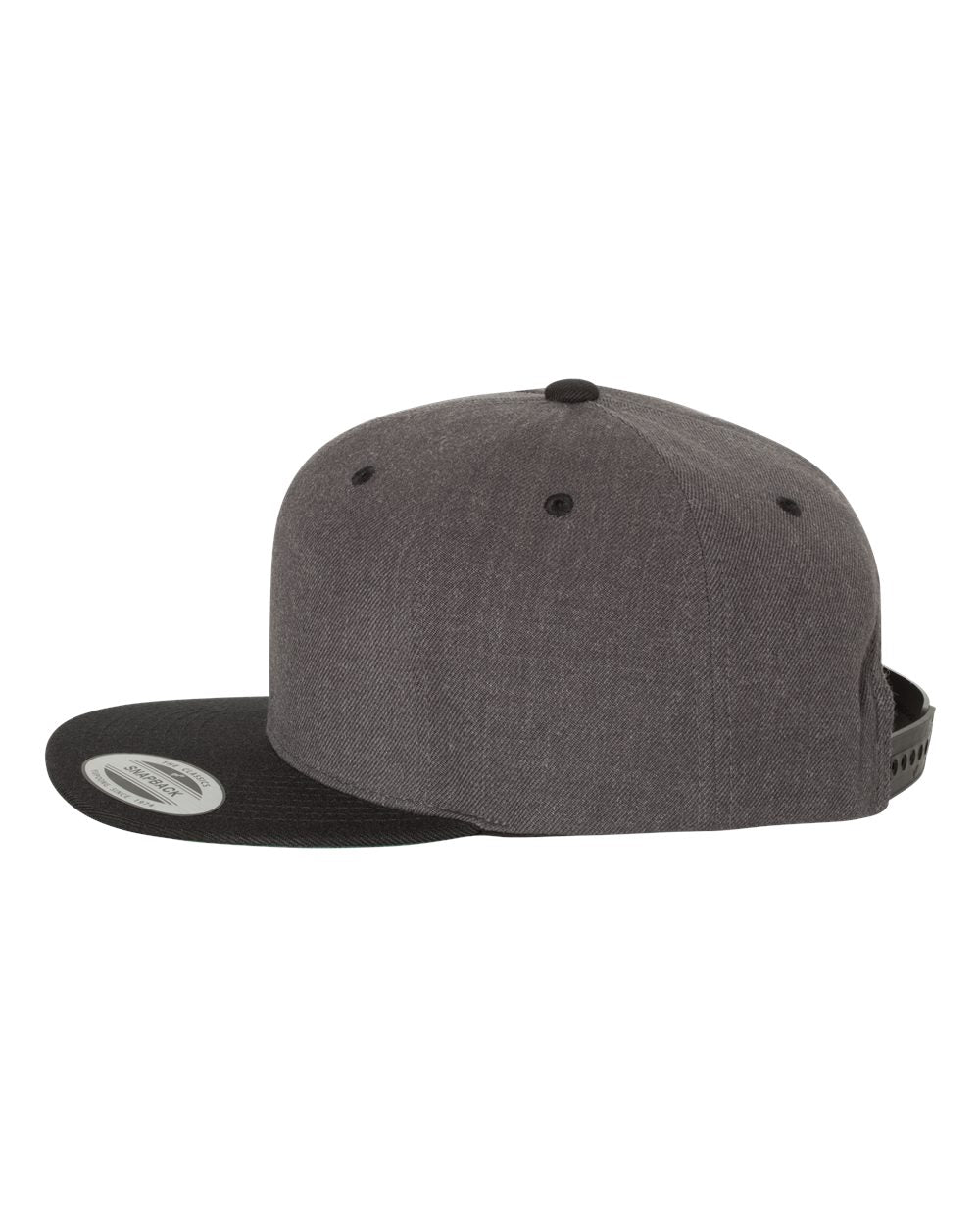 YP Classics Yupoong 6089 Premium Flat Bill Snapback Cap - 6089M