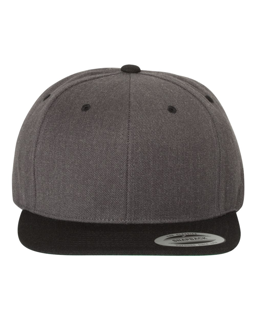 YP Classics Yupoong 6089 Premium Flat Bill Snapback Cap - 6089M