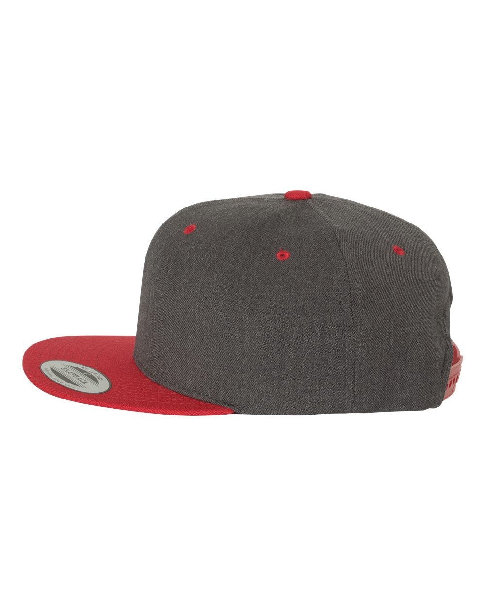 YP Classics Yupoong 6089 Premium Flat Bill Snapback Cap - 6089M