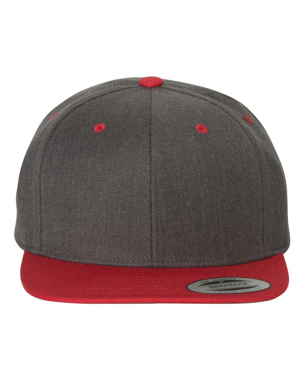 YP Classics Yupoong 6089 Premium Flat Bill Snapback Cap - 6089M