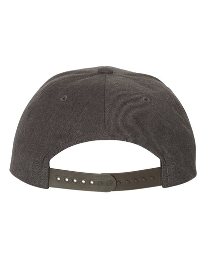 YP Classics Yupoong 6089 Premium Flat Bill Snapback Cap - 6089M