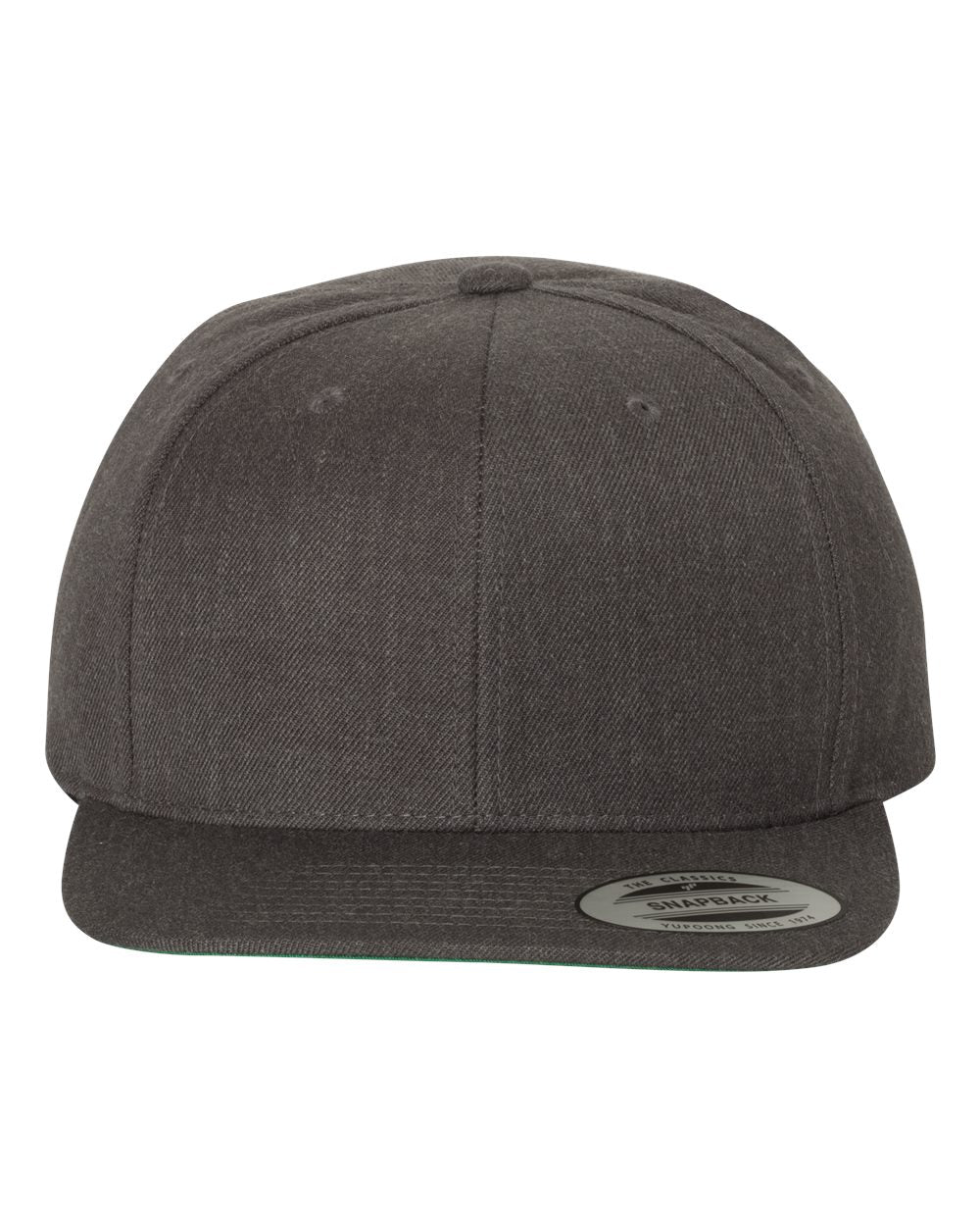 YP Classics Yupoong 6089 Premium Flat Bill Snapback Cap - 6089M
