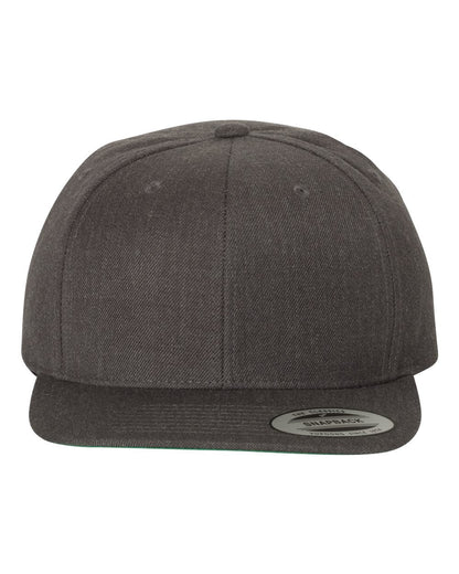 YP Classics Yupoong 6089 Premium Flat Bill Snapback Cap - 6089M
