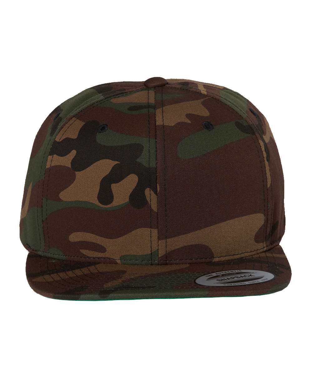 YP Classics Yupoong 6089 Premium Flat Bill Snapback Cap - 6089M