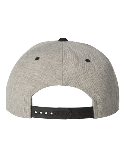 YP Classics Yupoong 6089 Premium Flat Bill Snapback Cap - 6089M