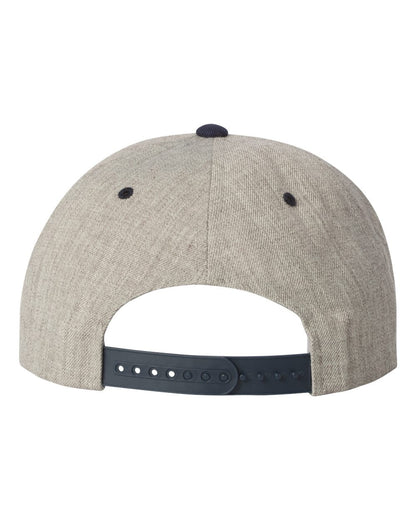 YP Classics Yupoong 6089 Premium Flat Bill Snapback Cap - 6089M