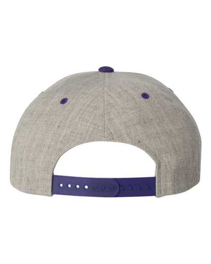 YP Classics Yupoong 6089 Premium Flat Bill Snapback Cap - 6089M