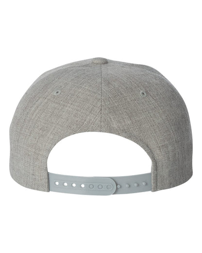 YP Classics Yupoong 6089 Premium Flat Bill Snapback Cap - 6089M