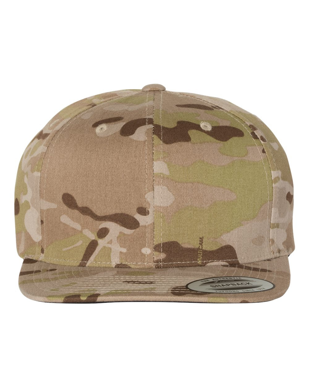 YP Classics Yupoong 6089 Premium Flat Bill Snapback Cap - 6089M