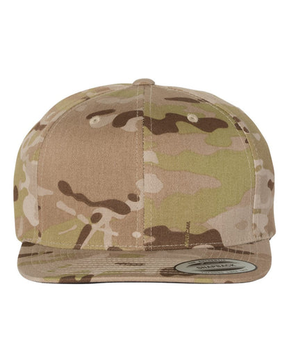 YP Classics Yupoong 6089 Premium Flat Bill Snapback Cap - 6089M