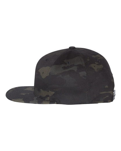 YP Classics Yupoong 6089 Premium Flat Bill Snapback Cap - 6089M