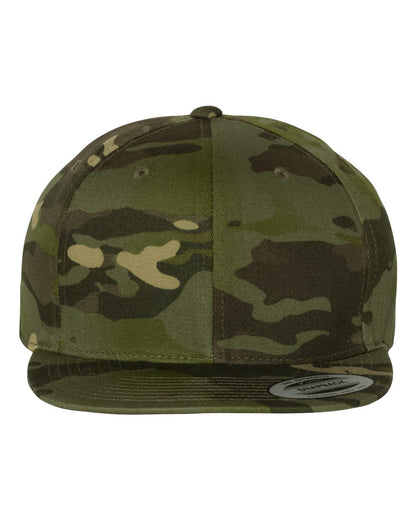 YP Classics Yupoong 6089 Premium Flat Bill Snapback Cap - 6089M
