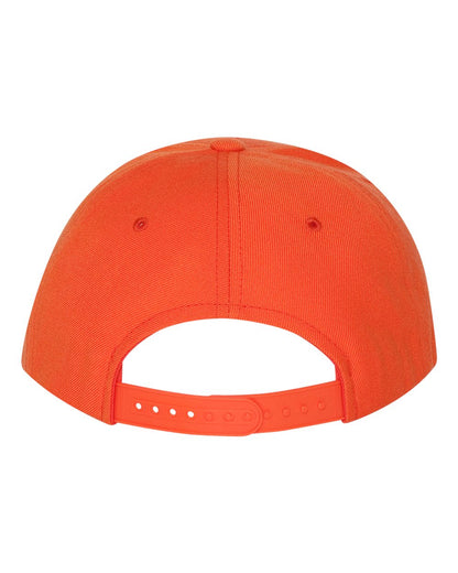YP Classics Yupoong 6089 Premium Flat Bill Snapback Cap - 6089M