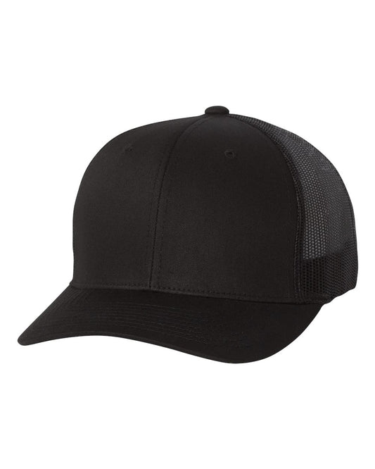 YP Classics, Yupoong 6606 6-Panel Retro Trucker Cap - 6606 - Star Hats & Embroidery