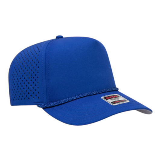 OTTO 31-5 OTTO CAP OTTO COMFY FIT 5 Panel Mid Profile Perforated Cap - Star Hats & Embroidery