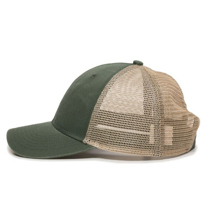 Outdoor Cap PNY-100M Ladies Fit Ponytail Mesh Back Hat