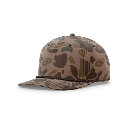 Richardson 258P Printed 5 Panel Classic Rope Cap - Star Hats & Embroidery