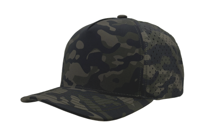 Zapped Headwear Blackhawk 5 Panel Perforated Cap