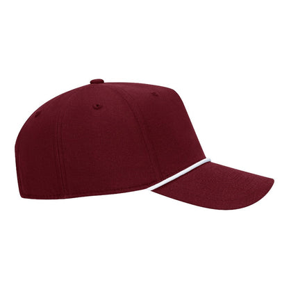 NEXTCAP LAX121V Next Classic 5 Panel Cotton Rope Cap