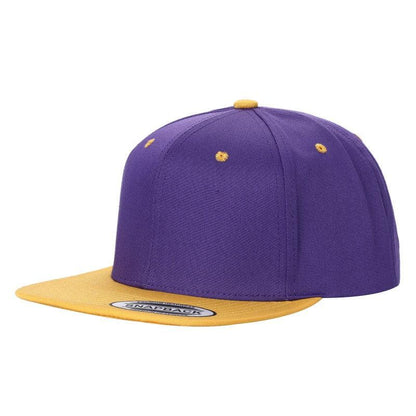Unbranded Snapback Hat, Blank Flat Bill Cap