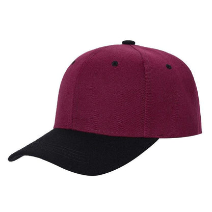 Unbranded 2 Tone Baseball Cap, Blank Structured Hat