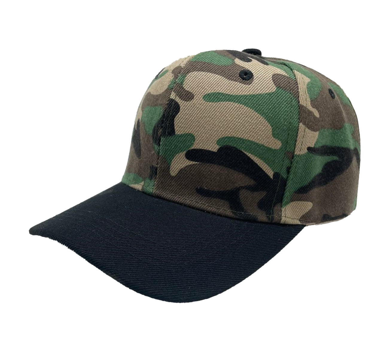 Unbranded 2 Tone Baseball Cap, Blank Structured Hat