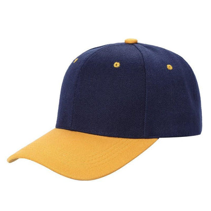 Unbranded 2 Tone Baseball Cap, Blank Structured Hat
