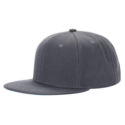 Unbranded Wool Snapback Hat, Blank Flat Bill Cap