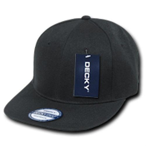 1 Decky Dozen Flat Bill Snapback Caps Hats Solid Two Tone Wholesale Lot!-Casaba Shop