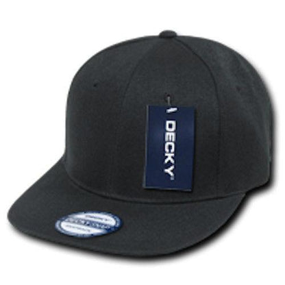 1 Decky Dozen Flat Bill Snapback Caps Hats Solid Two Tone Wholesale Lot!-Casaba Shop