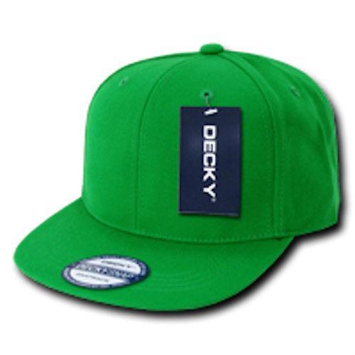 1 Decky Dozen Flat Bill Snapback Caps Hats Solid Two Tone Wholesale Lot!-Casaba Shop