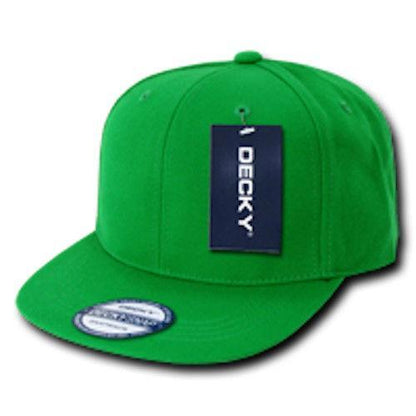 1 Decky Dozen Flat Bill Snapback Caps Hats Solid Two Tone Wholesale Lot!-Casaba Shop