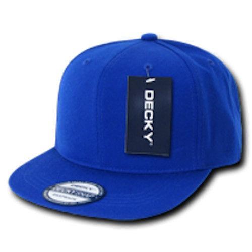 1 Decky Dozen Flat Bill Snapback Caps Hats Solid Two Tone Wholesale Lot!-Casaba Shop