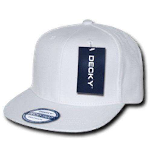 1 Decky Dozen Flat Bill Snapback Caps Hats Solid Two Tone Wholesale Lot!-Casaba Shop