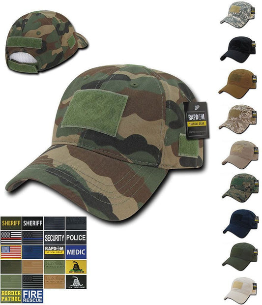 1 Dozen 6 Panel Cotton Military Army Camouflage Relaxed Crown Caps Hats Wholesale Bulk-Casaba Shop - Star Hats & Embroidery