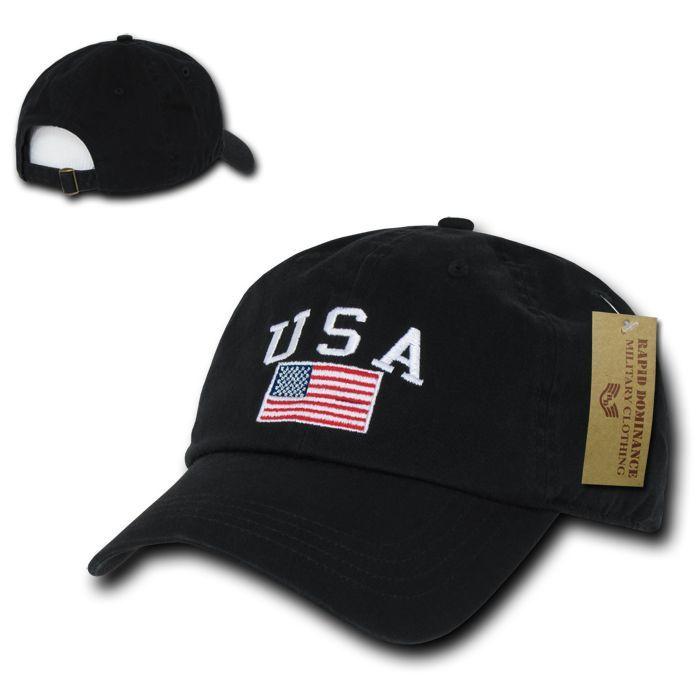1 Dozen American Flag United We Stand Gadsen Washed Cotton Caps Hats Wholesale Lots-Casaba Shop
