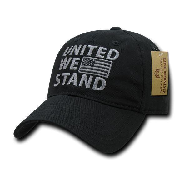 1 Dozen American Flag United We Stand Gadsen Washed Cotton Caps Hats Wholesale Lots-Casaba Shop