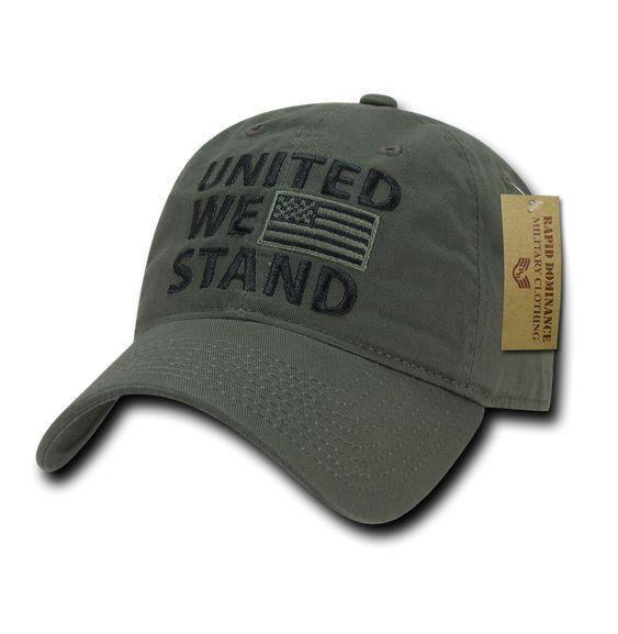 1 Dozen American Flag United We Stand Gadsen Washed Cotton Caps Hats Wholesale Lots-Casaba Shop