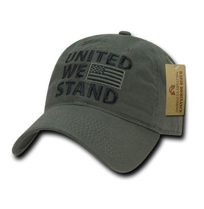 1 Dozen American Flag United We Stand Gadsen Washed Cotton Caps Hats Wholesale Lots-Casaba Shop