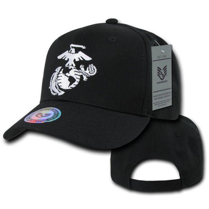 1 Dozen Army Air Force Navy Marines Police Cotton Baseball Hats Caps Wholesale Lots-Casaba Shop