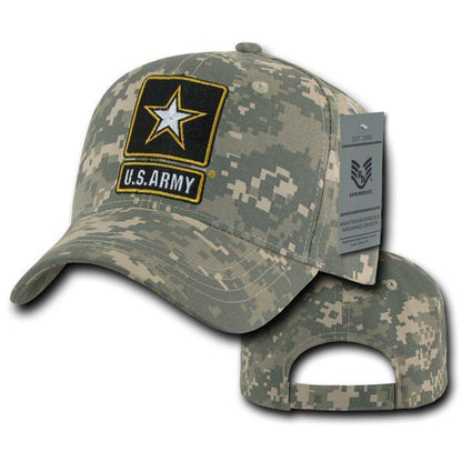 1 Dozen Army Air Force Navy Marines Police Cotton Baseball Hats Caps Wholesale Lots-Casaba Shop