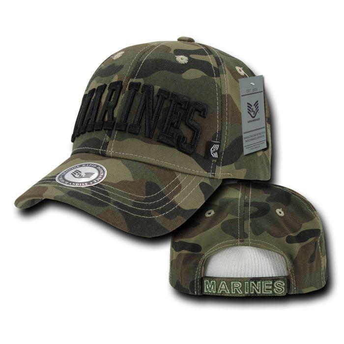1 Dozen Army Marines Camouflage Military Baseball Caps Hats Wholesale Lots-Casaba Shop
