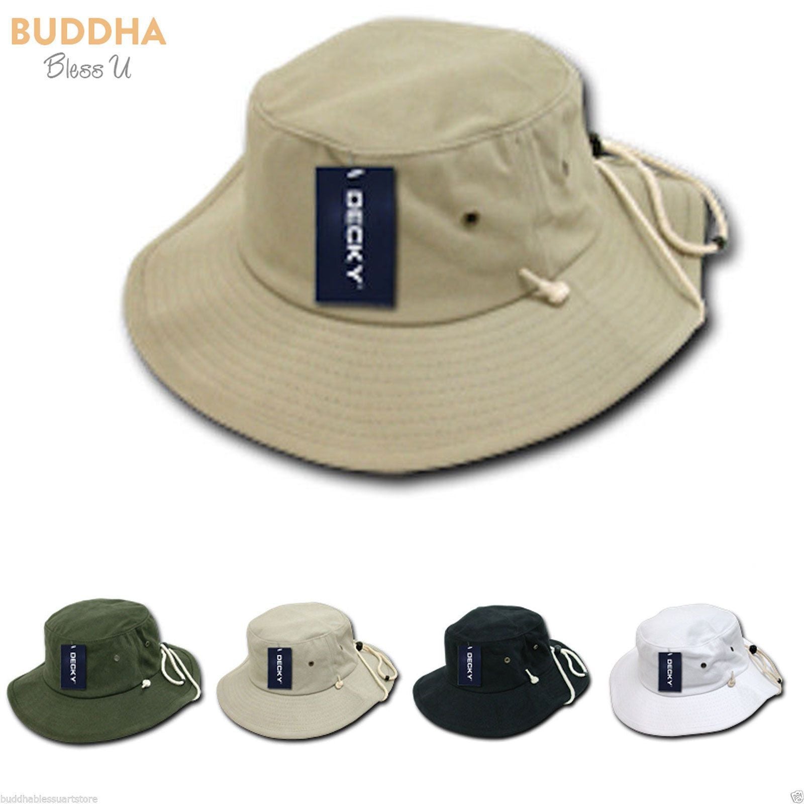 1 Dozen Aussie Hats Drawstring Boonie Bucket Fishing Outback Decky Wholesale Bulk-Casaba Shop
