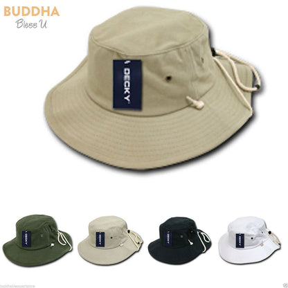 1 Dozen Aussie Hats Drawstring Boonie Bucket Fishing Outback Decky Wholesale Bulk-Casaba Shop